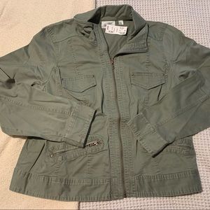 AVENUE army green casual jacket size 18